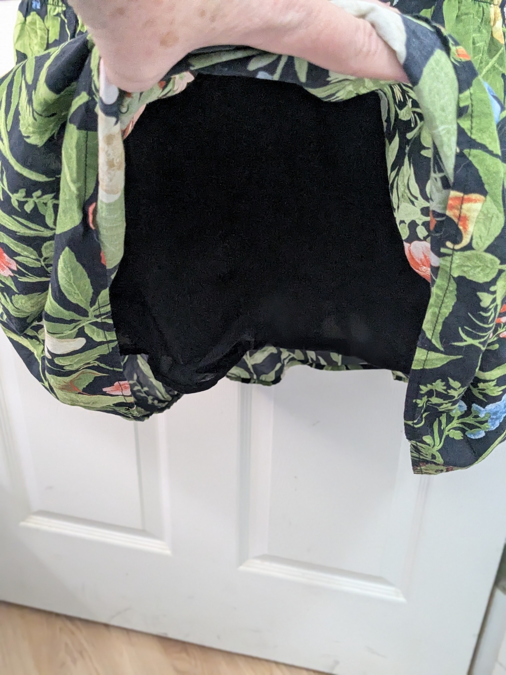 Tuckernuck Black Floral Ruffle Midi Dress - Picture 6 of 8